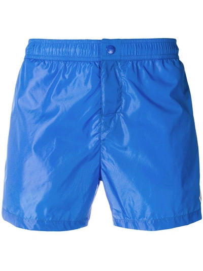 tri-stripe swim shorts