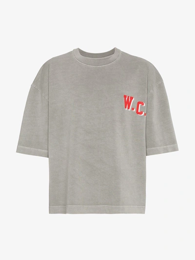 Shop Willy Chavarria Macho Buffalo T-shirt In Grey