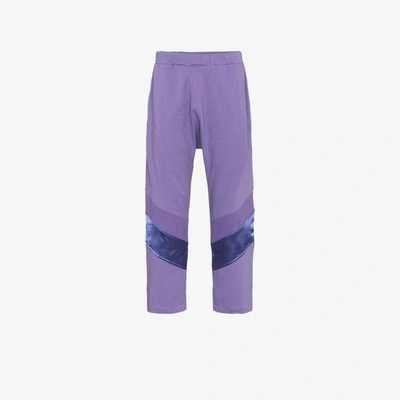 Shop Willy Chavarria Hustler Track Pants In Pink&purple