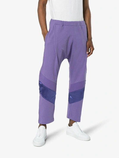 Shop Willy Chavarria Hustler Track Pants In Pink&purple