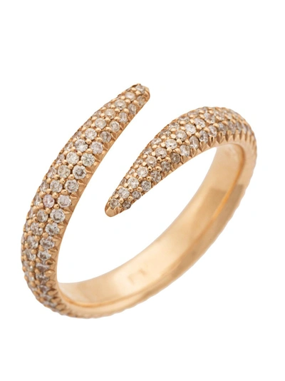 Shop Eva Fehren Diamond Embellished Midi Ring