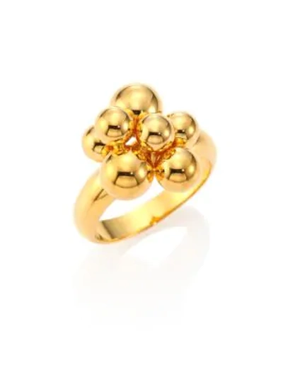 Shop Marina B Mini Atomo 18k Yellow Gold Ring