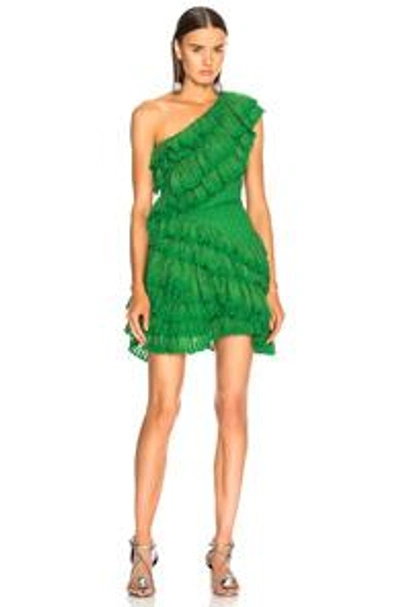 Shop Isabel Marant Zeller Dress In Green