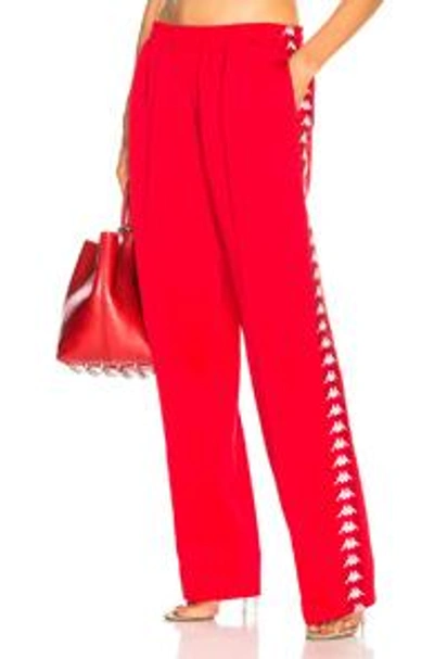 Shop Faith Connexion Kappa Bag Pant In Red