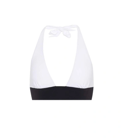 Shop Heidi Klein Anacapri Halter Bikini Top In White