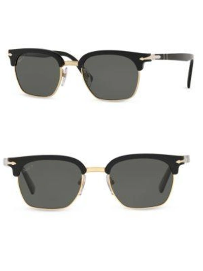 Shop Persol Po3199s Black & Gold Sunglasses