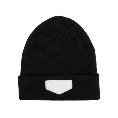 Shop Givenchy Black Knitted Beanie