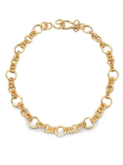 Shop Stephanie Kantis Coronation Small Chain Necklace/18" In Gold