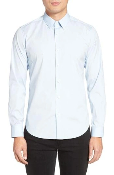 Shop Theory 'sylvain' Trim Fit Long Sleeve Sport Shirt In Poles