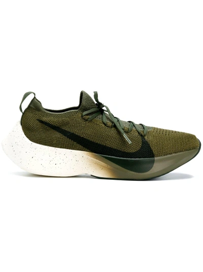 Shop Nike React Vapor Street Flyknit Sneakers In Green