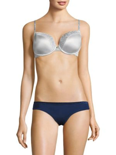 Shop Le Mystere Safari Smoother T-shirt Bra In Frost Grey