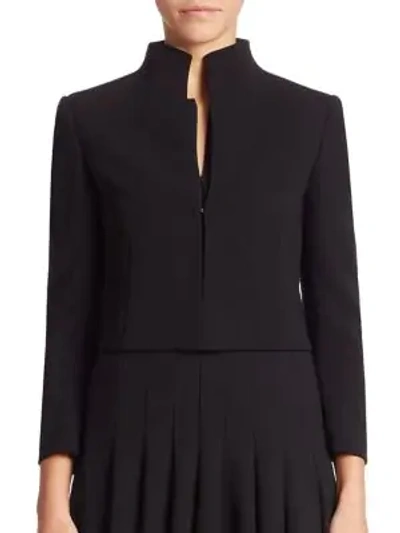 Shop Akris Women's Pandora Stretch Jacket In Black