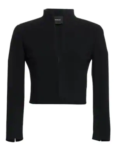 Shop Akris Women's Pandora Stretch Jacket In Black