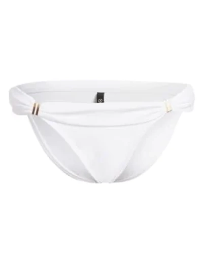 Shop Vix By Paula Hermanny Bia Full Bikini Bottom In White