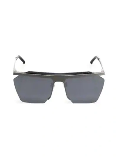 Shop Gentle Monster Siki Rectangular Sunglasses In Grey