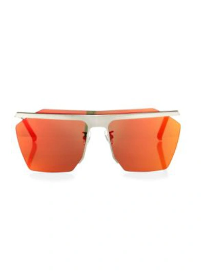 Shop Gentle Monster Siki Rectangular Sunglasses In Orange