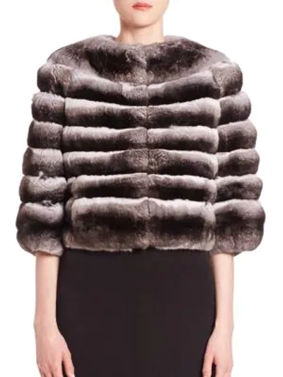 Shop The Fur Salon Chinchilla Fur Bolero In Natural