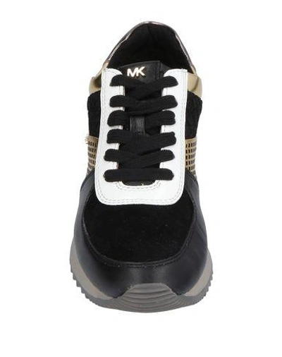 Shop Michael Michael Kors Sneakers In Black