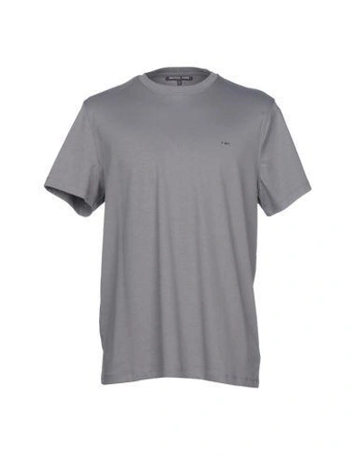 Shop Michael Kors T-shirts In Grey