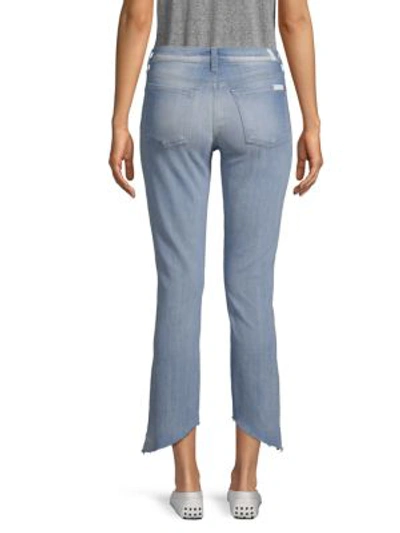 Shop 7 For All Mankind Roxanne Ankle Cigarette Jeans In Light Riviera