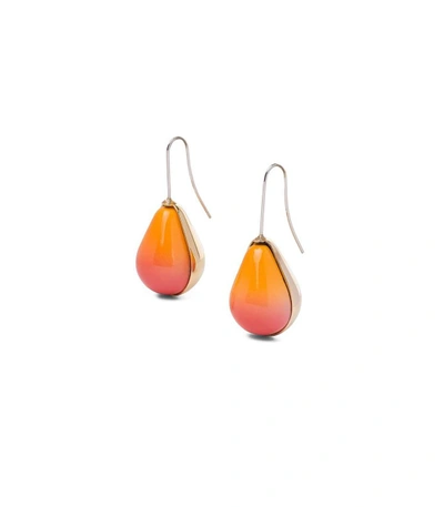 Shop Loewe Vermeer Earring In Orange