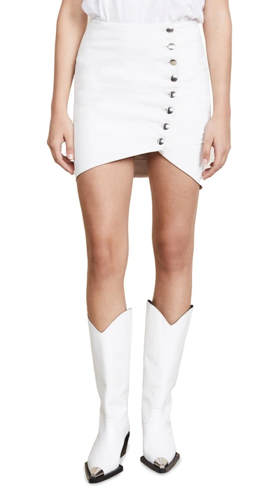 Shop Iro Clefa Skirt In White