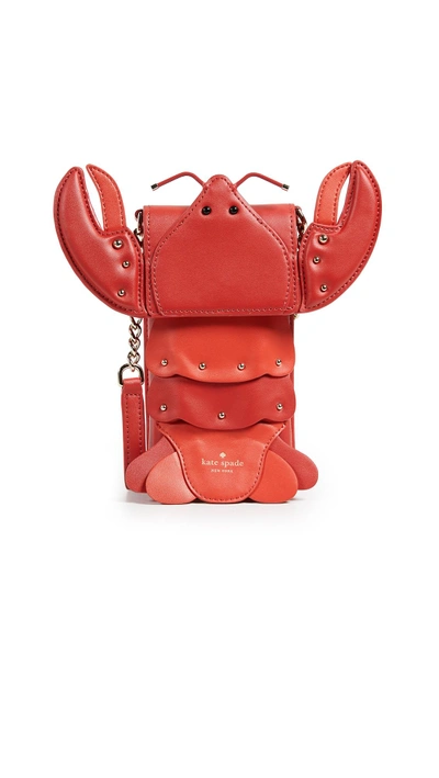 Shop Kate Spade Lobster North South Cross Body Bag In Multi