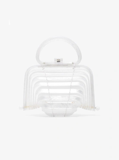 Shop Cult Gaia White Lilleth Mini Acrylic Bag