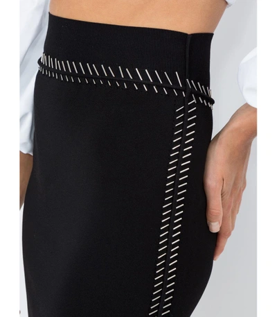 Shop Alexander Wang Sequin Embellished Skirt In Black