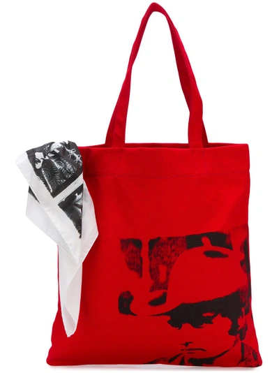 Shop Calvin Klein 205w39nyc X Andy Warhol Foundation Dennis Hopper Tote Bag
