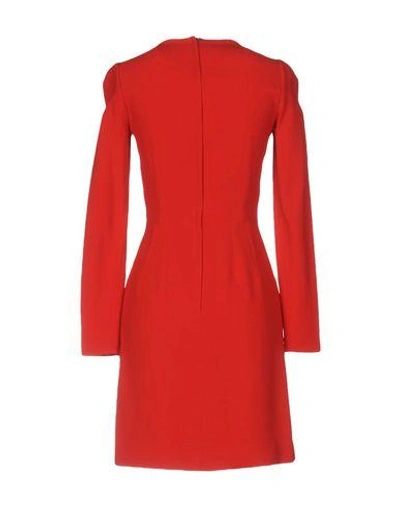 Shop Dolce & Gabbana Woman Mini Dress Red Size 14 Viscose, Acetate, Elastane