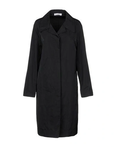 Shop Jil Sander Overcoats In Black