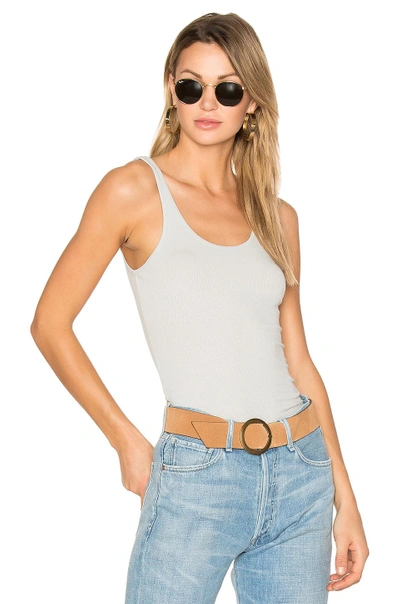 Shop James Perse Daily Tank In Sage