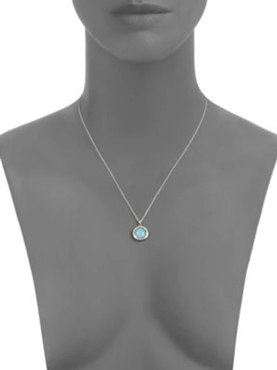 Shop Ippolita Women's Lollipop Small Sterling Silver, Doublet & Diamond Pendant Necklace