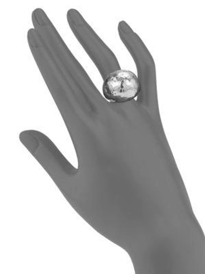 Shop Ippolita Women's Classico Statement Sterling Silver Hammered Dome Ring
