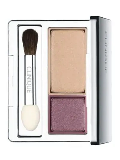 Shop Clinique Women's All About Shadow Duos In Beach Plum