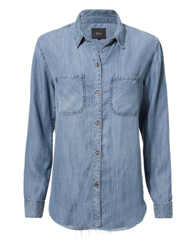 Shop Rails Carter Chambray Vintage Shirt In Medium Wash Denim