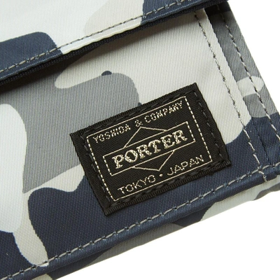 Shop Head Porter Jungle Camo Wallet In Blue