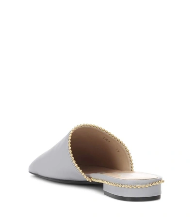 Shop Acne Studios Tessey Leather Slippers