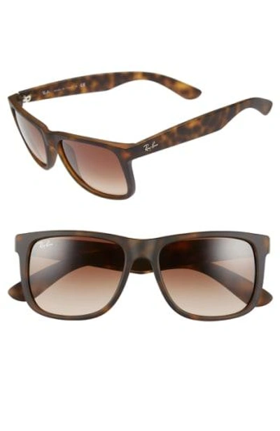 Shop Ray Ban 'justin Classic' 54mm Sunglasses - Havana
