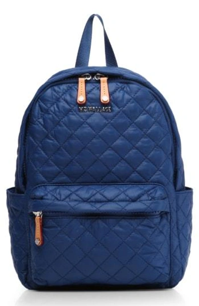 Shop Mz Wallace Small Metro Backpack - Blue In Estate Blue