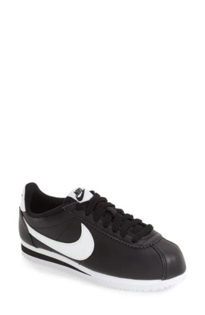 Shop Nike 'classic Cortez' Sneaker In Black/ White