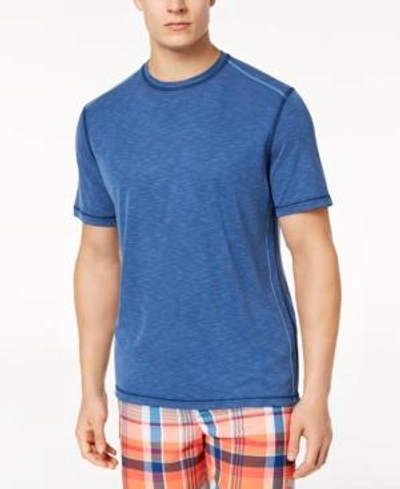 Shop Tommy Bahama Men's Islandzone Flip Tide Reversible Performance T-shirt In Galaxy Blue