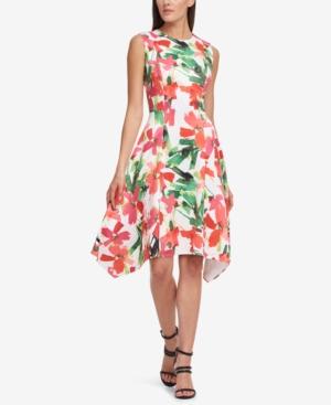 macys coral dress