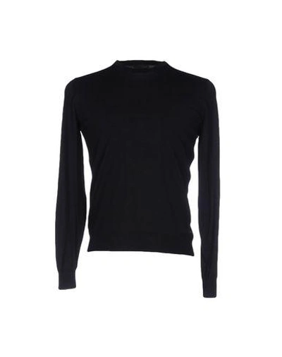 Drumohr Cotton Jersey In Dark Blue