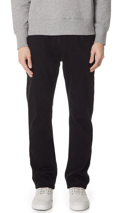 Shop 7 For All Mankind The Straight Jeans In Annex Black