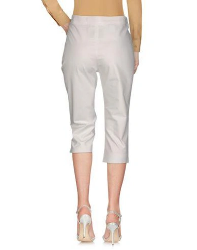 Shop Moschino 3/4-length Shorts In White