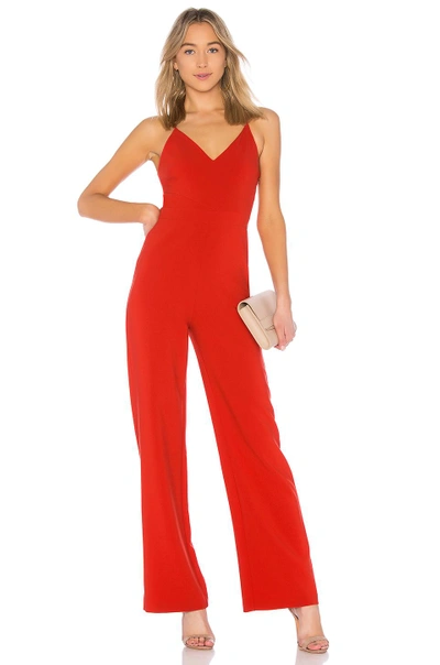 Shop Likely Brooklyn Jumpsuit In Scarlet