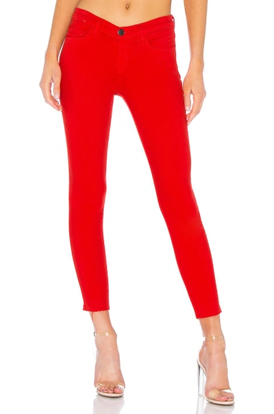 Shop Current Elliott The Stiletto Jean In Racing Red