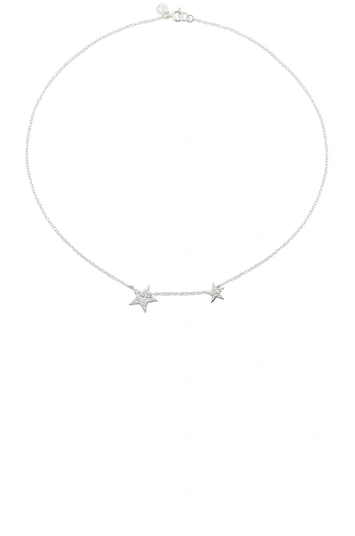 Shop Gorjana Super Star Necklace In Silver